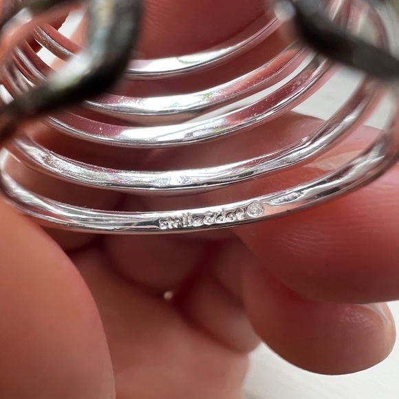 Stella & Dot stackable look, silver adjustable ring - Picture 7 of 7
